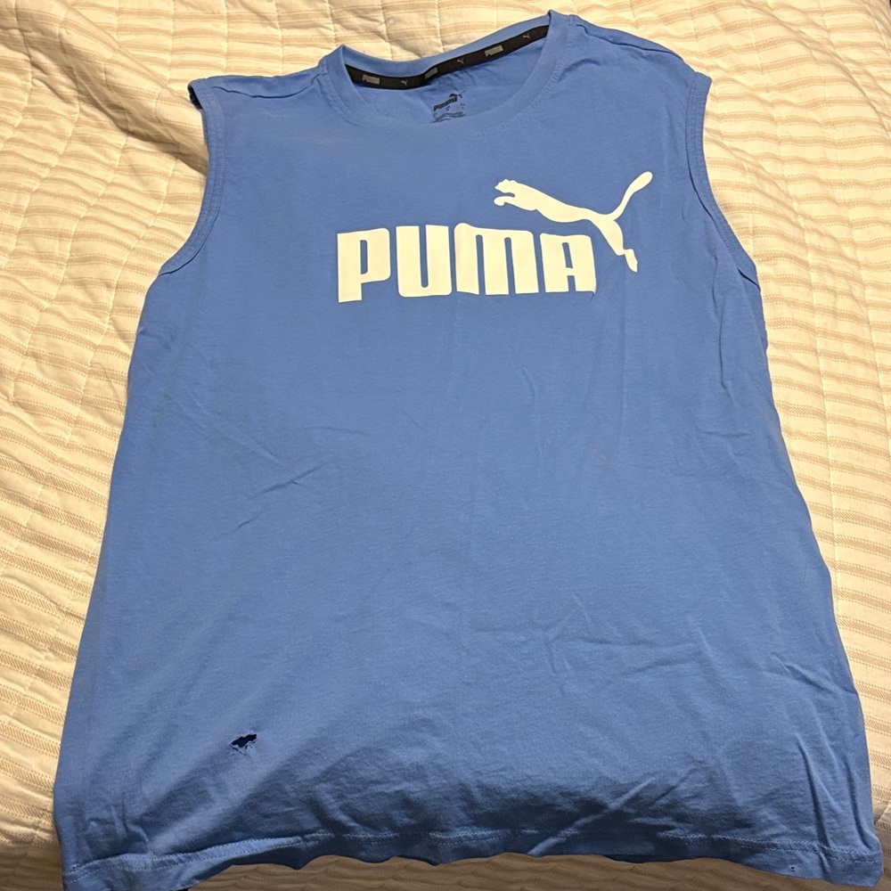 Puma Classic Blue Tank Top